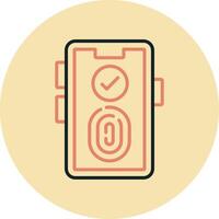 Fingerprint Vector Icon