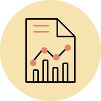 Stats paper Vector Icon