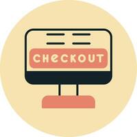 Checkout Vector Icon