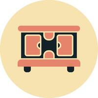 Tv Stand Vector Icon