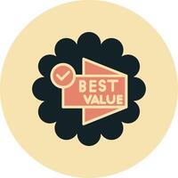 Best Value Vector Icon