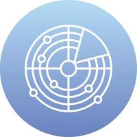 Radar Vector Icon