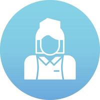 Flight Attendant Vector Icon