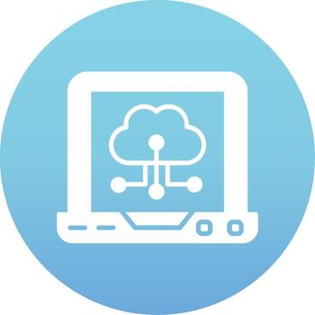 Cloud Computing Vector Icon