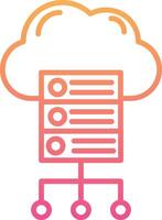 Cloud Server Vector Icon