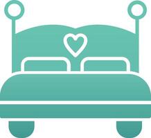 Double Bed Vector Icon