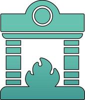 Fireplace Vector Icon