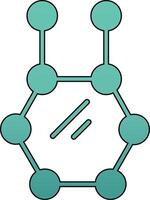 icono de vector de molécula