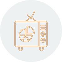 icono de vector de tv