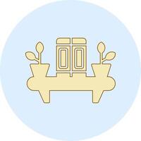 Bookshelf Vector Icon