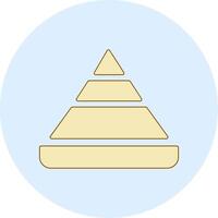 Pyramid Chart Vector Icon