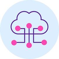 Cloud Configuration Vector Icon