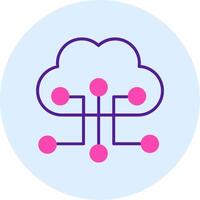 Cloud Configuration Vector Icon