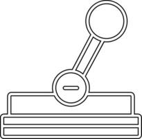 Control Lever Vector Icon