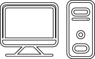 Computer Vector Icon