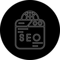 icono de vector de seo