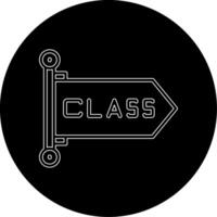 icono de vector de clase