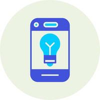 móvil teléfono idea vector icono