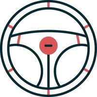 Steering Wheel Vector Icon