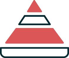 Pyramid Chart Vector Icon