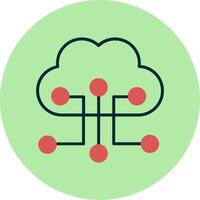 Cloud Configuration Vector Icon