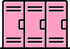 Lockers Vector Icon