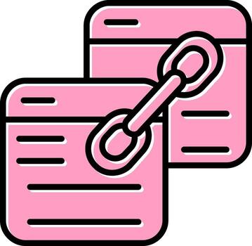 Backlink Vector Icon