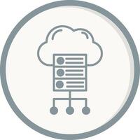 Cloud Server Vector Icon