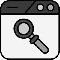 Search Engine Vector Icon