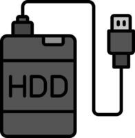 Harddisk Vector Icon