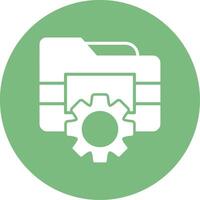 Folder Management Vector Icon