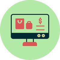 Online Shopping Vector Icon