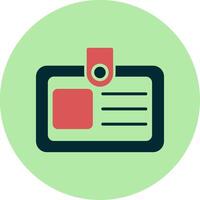 Identification Card Vector Icon