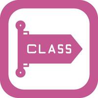 icono de vector de clase