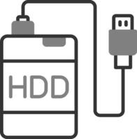 Harddisk Vector Icon