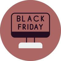 Black Friday Vector Icon