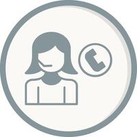 Call Center Agent Vector Icon