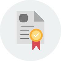 certificado vector icono