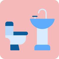 icono de vector de baño