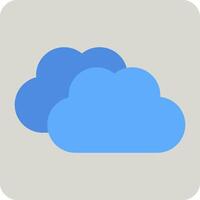 icono de vector de nubes