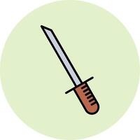 icono de vector de katana