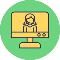 Online Support Vector Icon