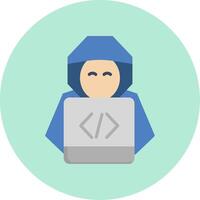 icono de vector de hacker