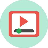 Video Player Vector Icon