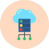 Cloud Server Vector Icon