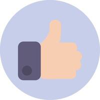 Thumbs Up Vector Icon