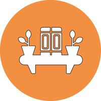 Bookshelf Vector Icon