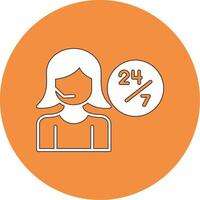 Customer Service Agent Vector Icon