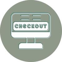 Checkout Vector Icon