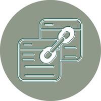 Backlink Vector Icon